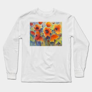 For the Love of Poppies Long Sleeve T-Shirt